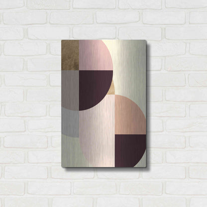 Luxe Metal Art 'Wonder Wheels IV' by Annie Warren, Metal Wall Art,16x24