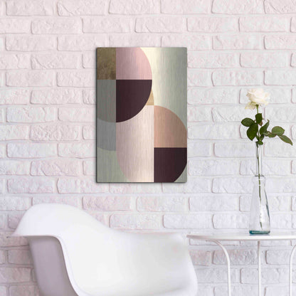 Luxe Metal Art 'Wonder Wheels IV' by Annie Warren, Metal Wall Art,16x24