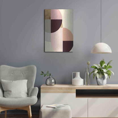 Luxe Metal Art 'Wonder Wheels IV' by Annie Warren, Metal Wall Art,16x24