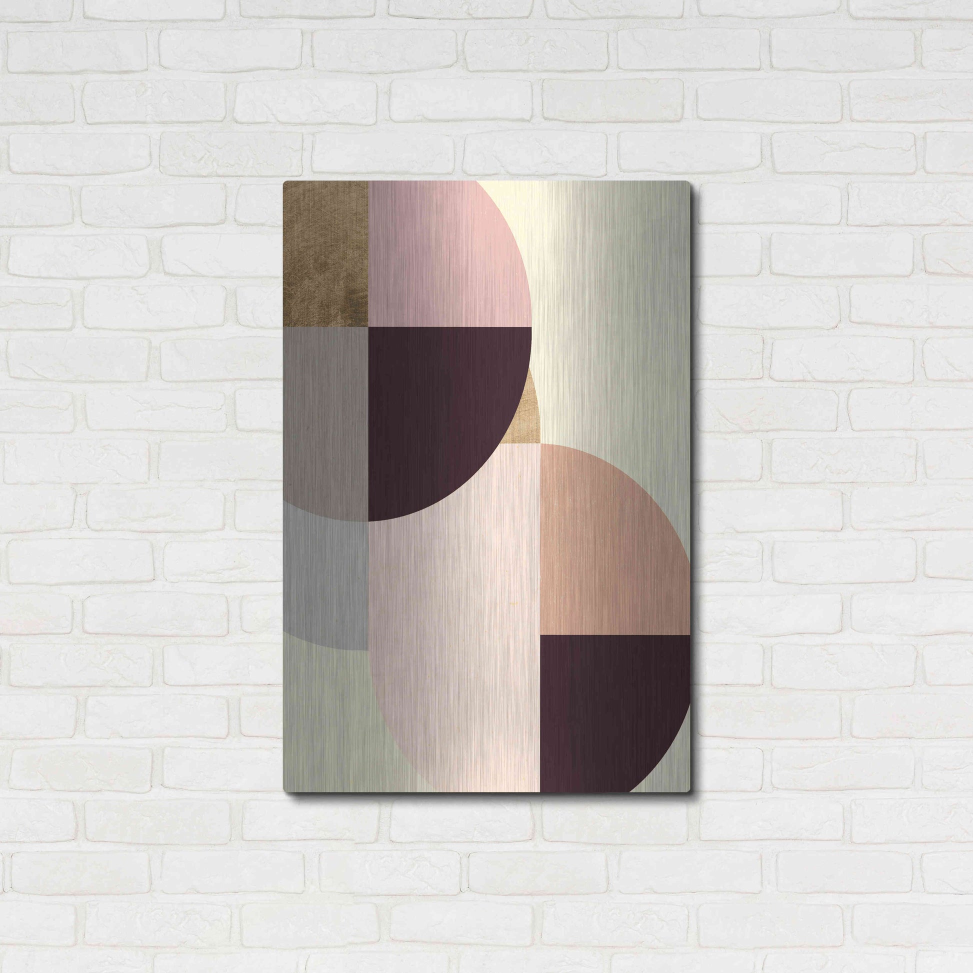 Luxe Metal Art 'Wonder Wheels IV' by Annie Warren, Metal Wall Art,24x36