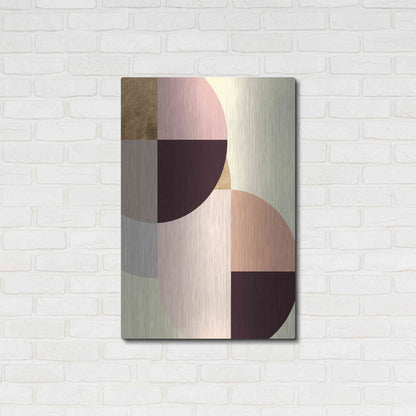 Luxe Metal Art 'Wonder Wheels IV' by Annie Warren, Metal Wall Art,24x36