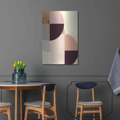 Luxe Metal Art 'Wonder Wheels IV' by Annie Warren, Metal Wall Art,24x36