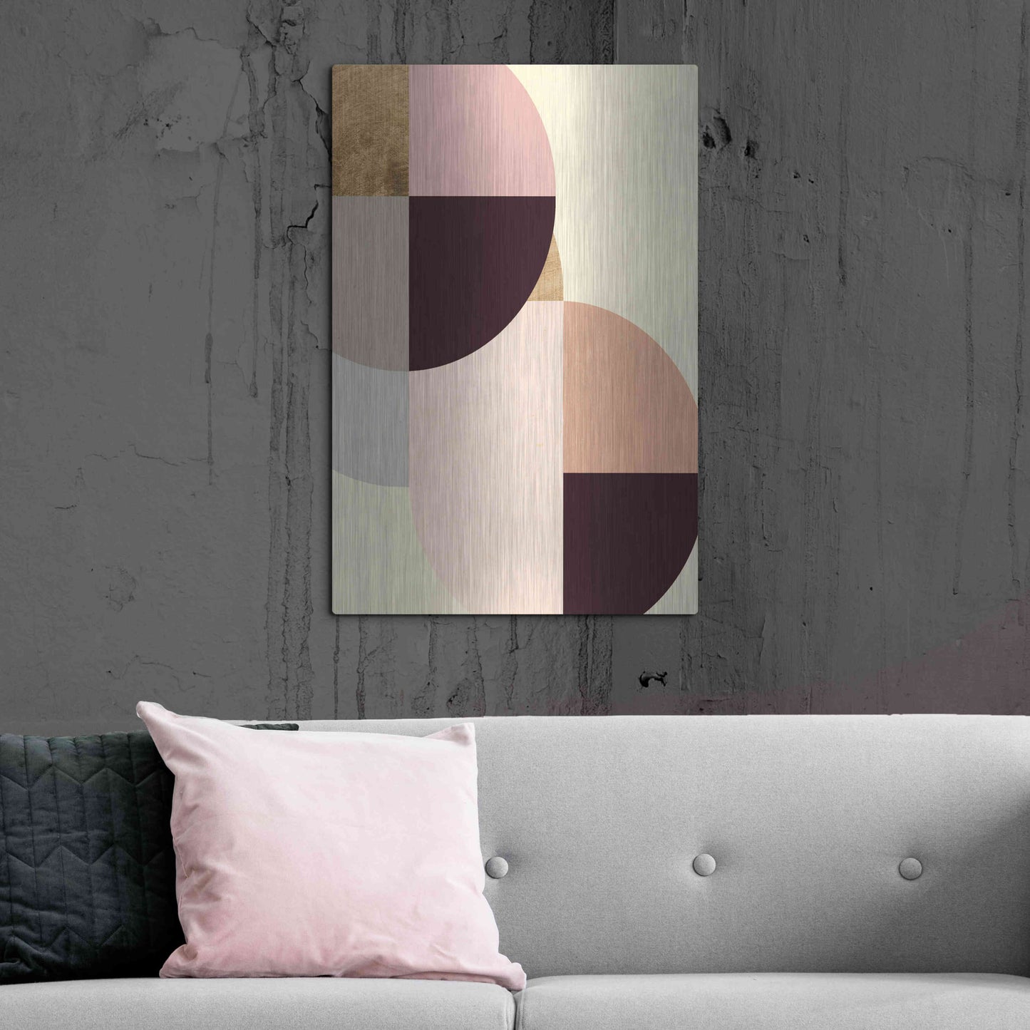 Luxe Metal Art 'Wonder Wheels IV' by Annie Warren, Metal Wall Art,24x36