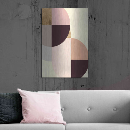 Luxe Metal Art 'Wonder Wheels IV' by Annie Warren, Metal Wall Art,24x36