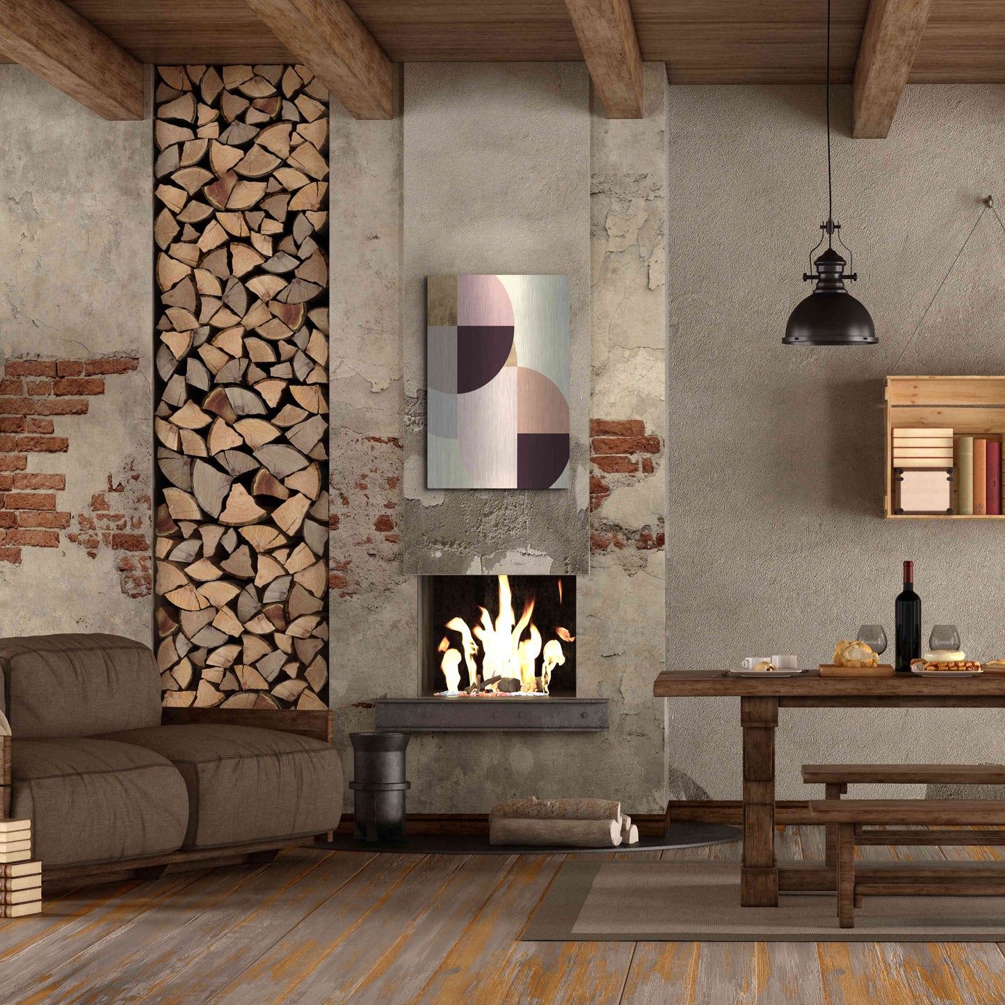 Luxe Metal Art 'Wonder Wheels IV' by Annie Warren, Metal Wall Art,24x36