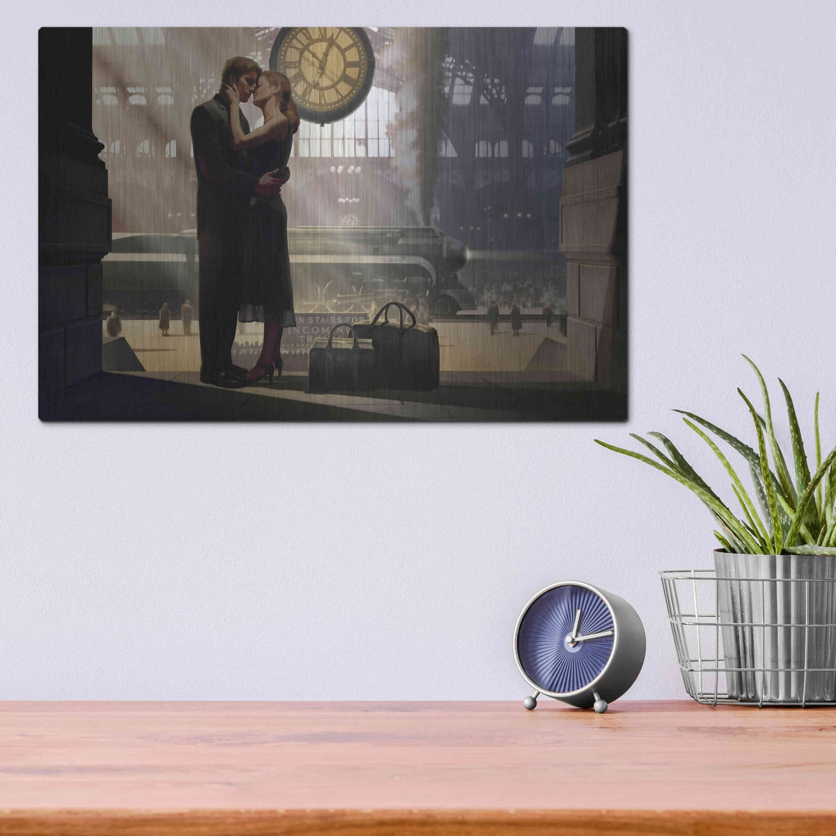 'Au Revoir' by Chris Consani – Metal Wall Art, 16x12 room view