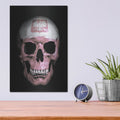 'Polish Skull' by Nicklas Gustafsson – Metal Wall Art, 12x16 room view