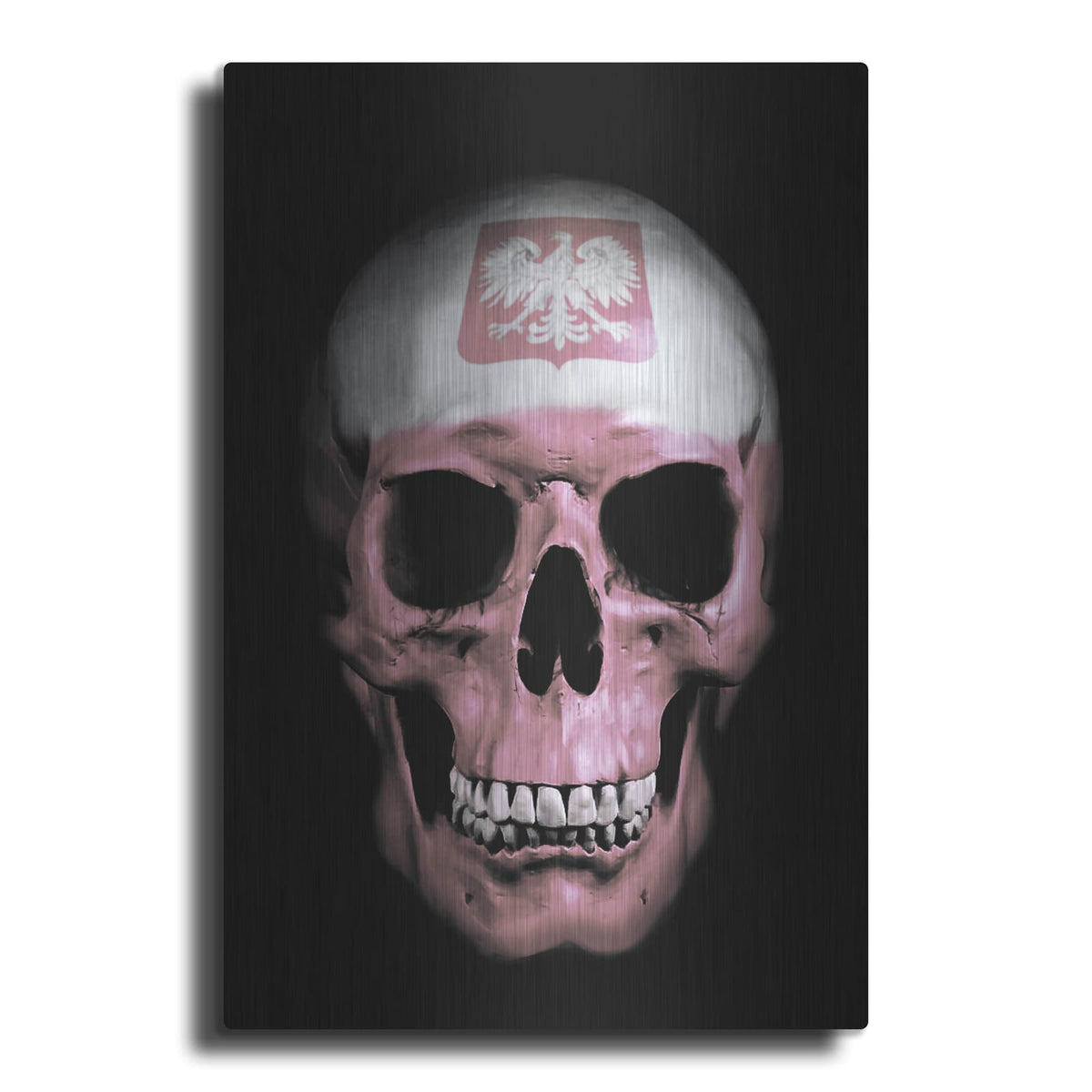 'Polish Skull' by Nicklas Gustafsson – Metal Wall Art
