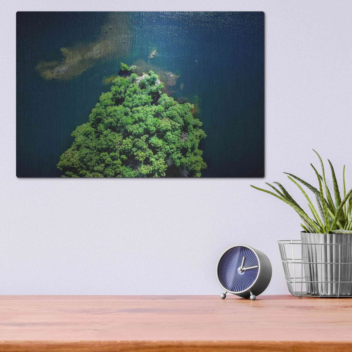 'Archipelago Island' by Nicklas Gustafsson – Metal Wall Art, 16x12 room view