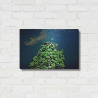 Luxe Metal Art 'Archipelago Island' by Nicklas Gustafsson, Metal Wall Art,24x16