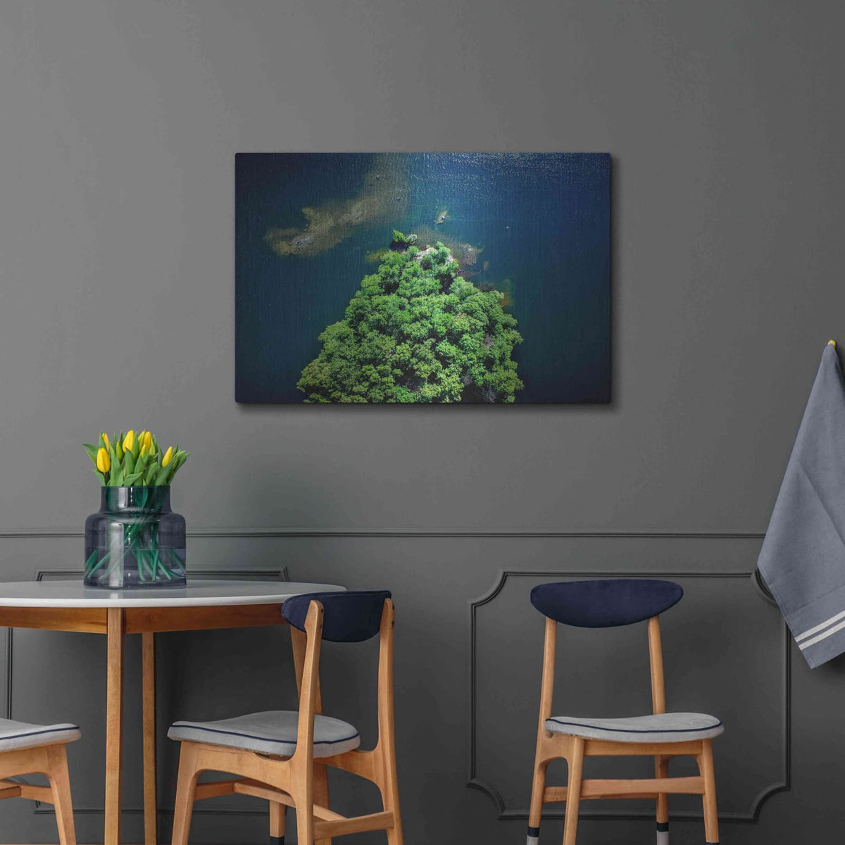 'Archipelago Island' by Nicklas Gustafsson – Metal Wall Art, 36x24 room view