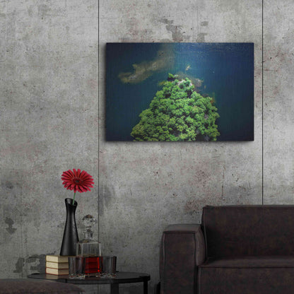 Luxe Metal Art 'Archipelago Island' by Nicklas Gustafsson, Metal Wall Art,36x24