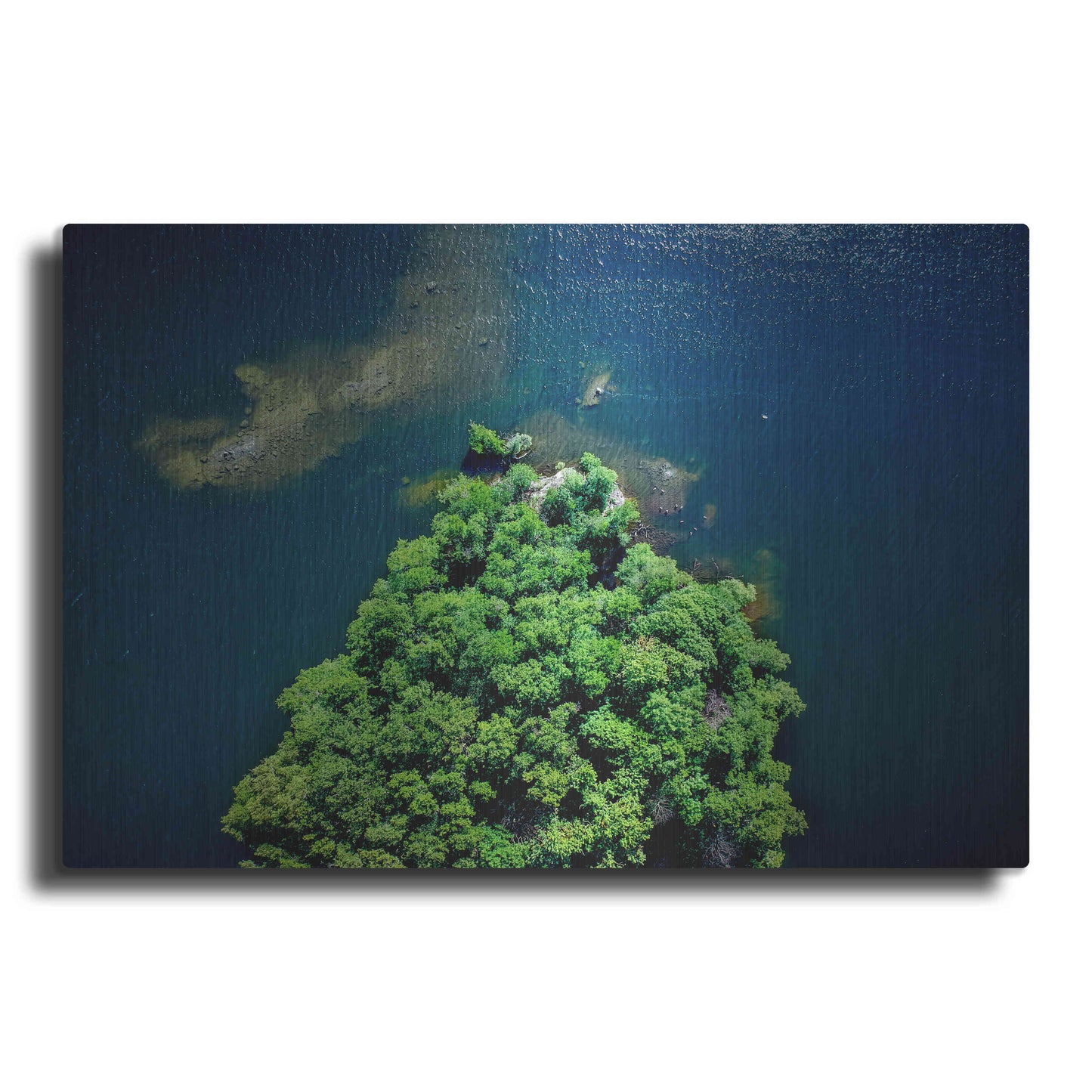 Luxe Metal Art 'Archipelago Island' by Nicklas Gustafsson, Metal Wall Art