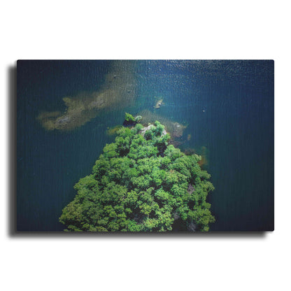 Luxe Metal Art 'Archipelago Island' by Nicklas Gustafsson, Metal Wall Art