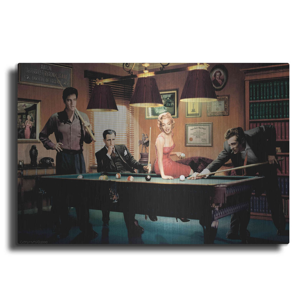 'Legal Action' by Chris Consani – Metal Wall Art