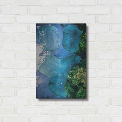 Luxe Metal Art 'Skatepark' by Nicklas Gustafsson, Metal Wall Art,16x24