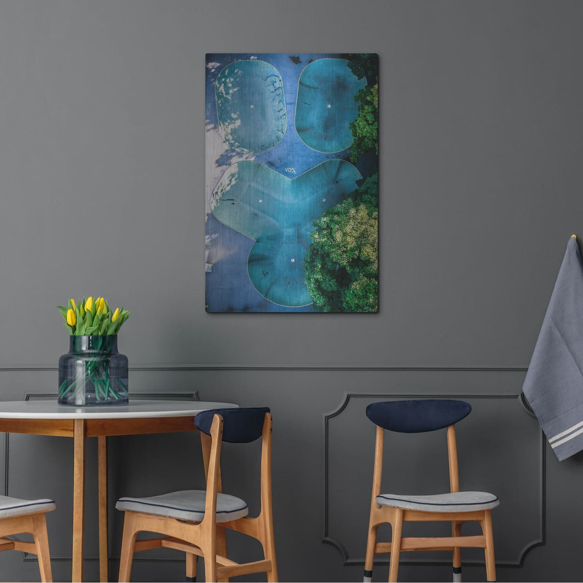 'Skatepark' by Nicklas Gustafsson – Metal Wall Art, 24x36 room view