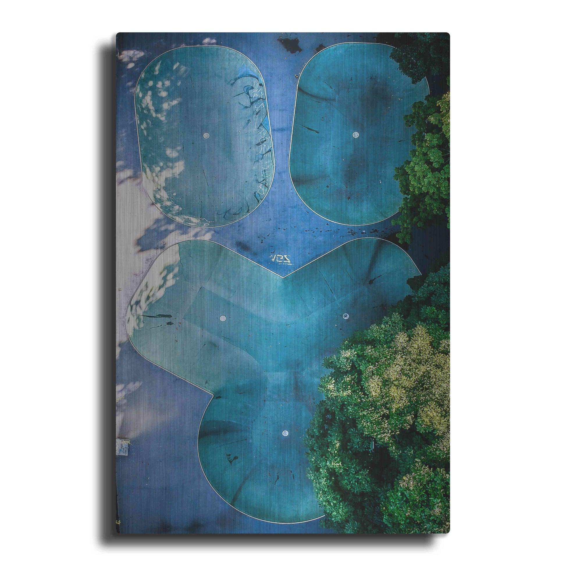 Luxe Metal Art 'Skatepark' by Nicklas Gustafsson, Metal Wall Art