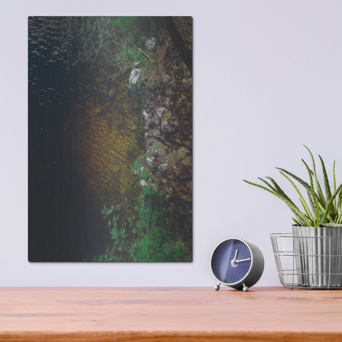 'Summer Lake' by Nicklas Gustafsson – Metal Wall Art, 12x16 room view