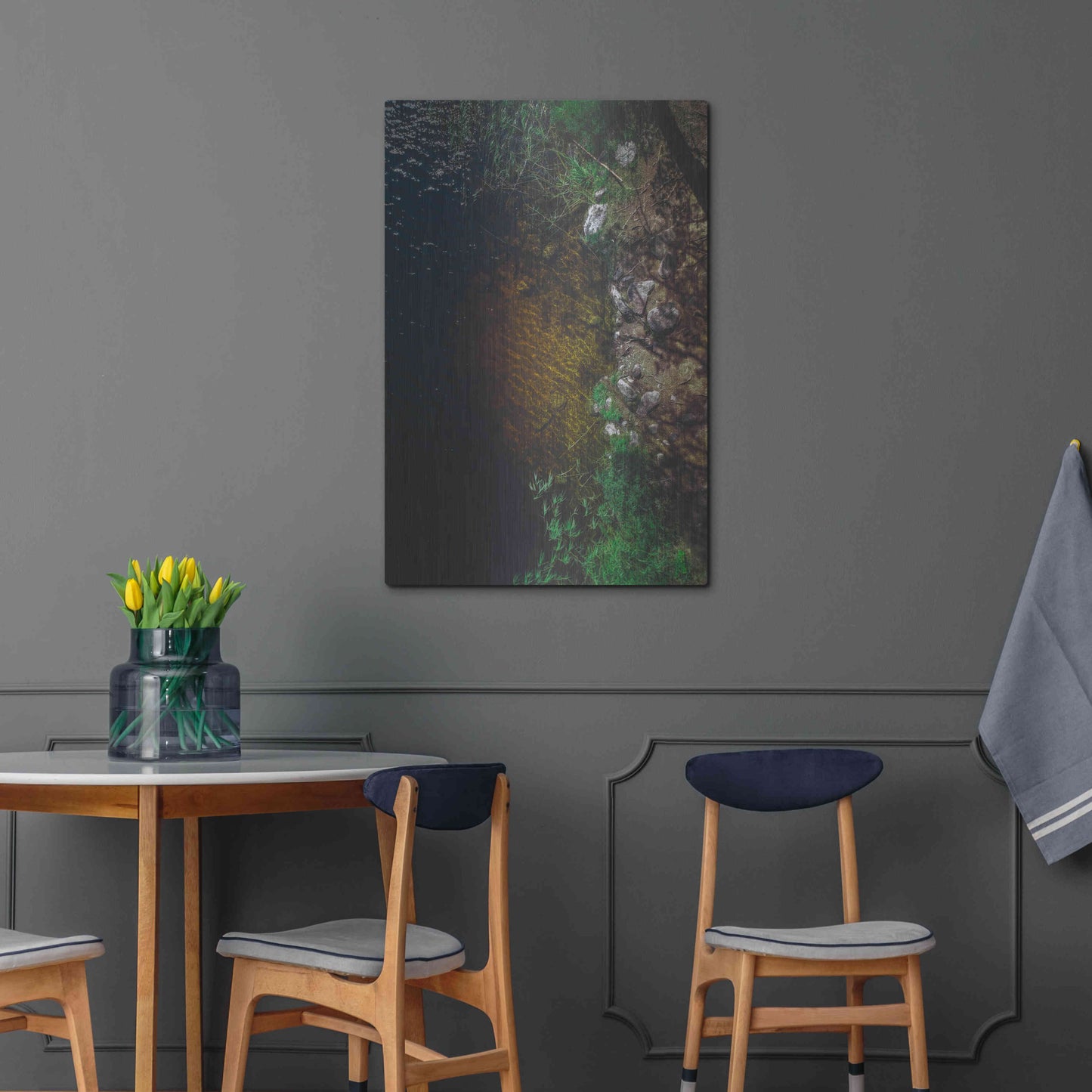 Luxe Metal Art 'Summer Lake' by Nicklas Gustafsson, Metal Wall Art,24x36