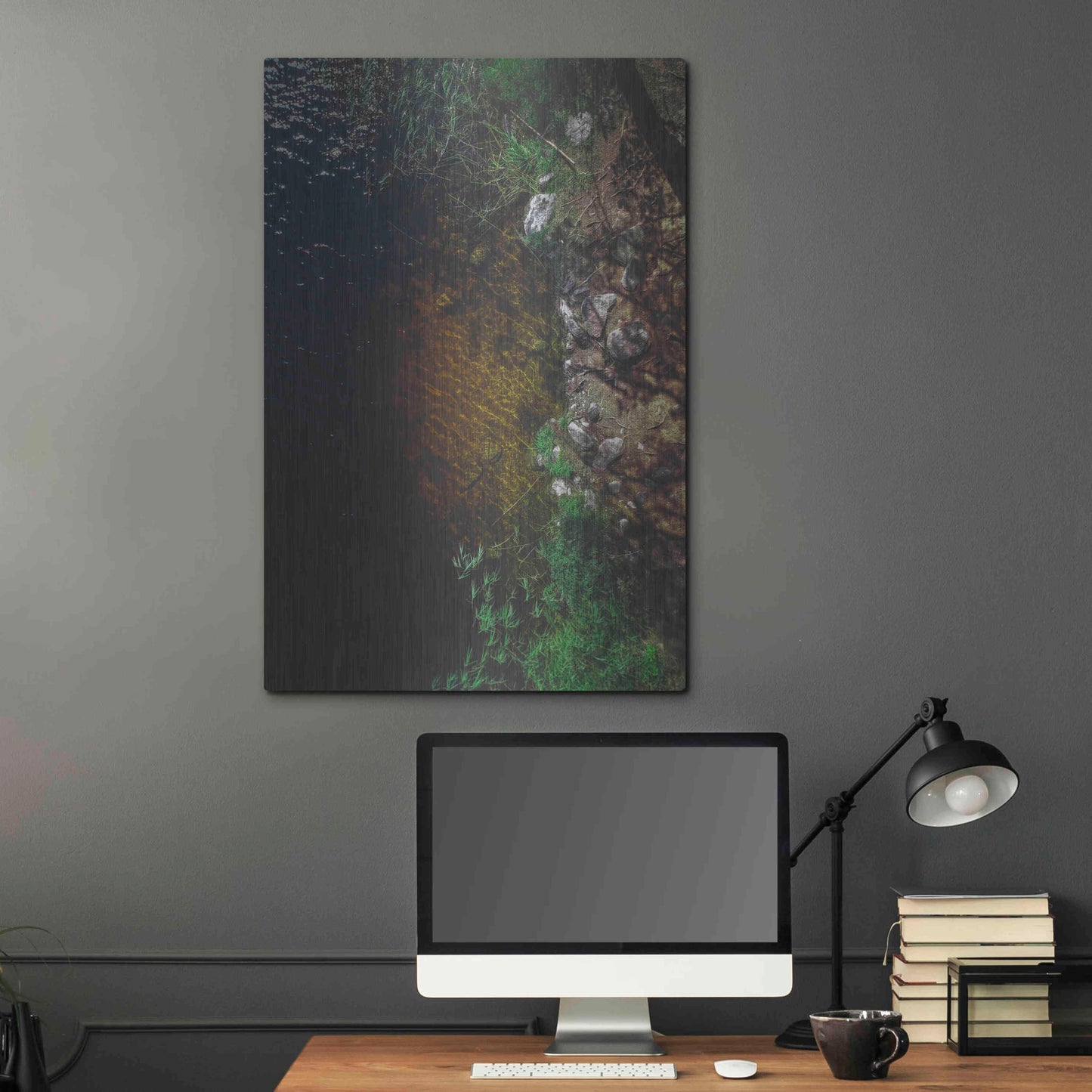 Luxe Metal Art 'Summer Lake' by Nicklas Gustafsson, Metal Wall Art,24x36