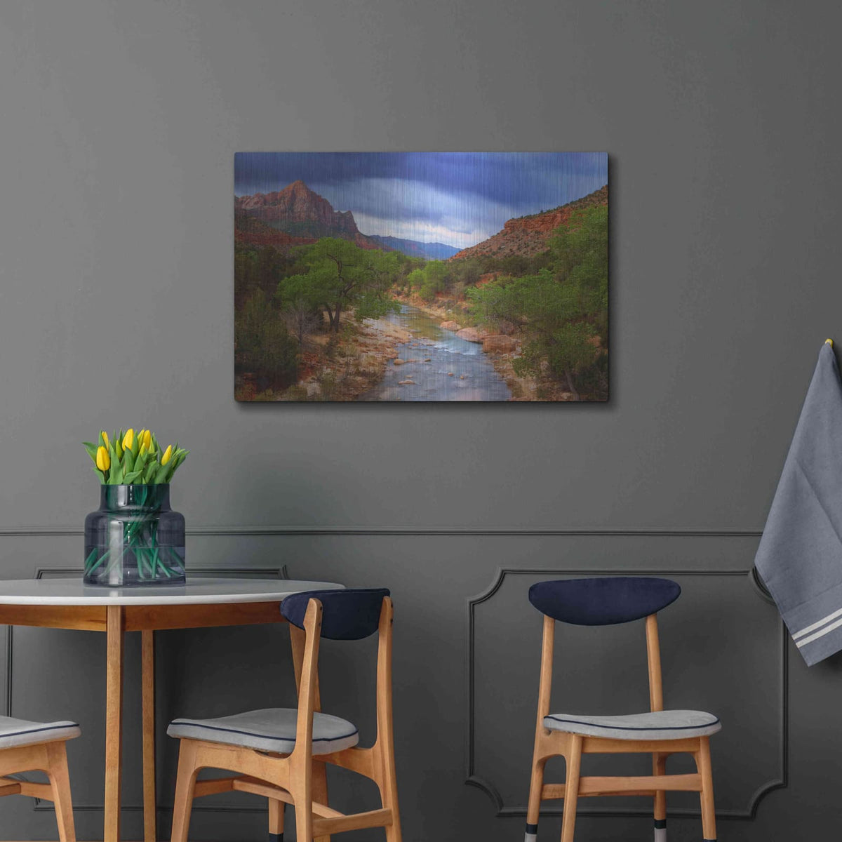'A Zion Morning' by Darren White – Metal Wall Art, 36x24 room view