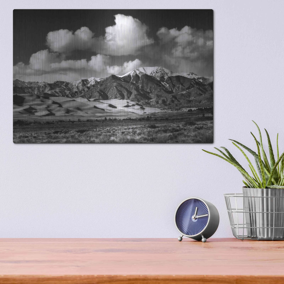 'Afternoon at the Dunes - Great Sand Dunes National Park' by Darren White – Metal Wall Art, 16x12 room view