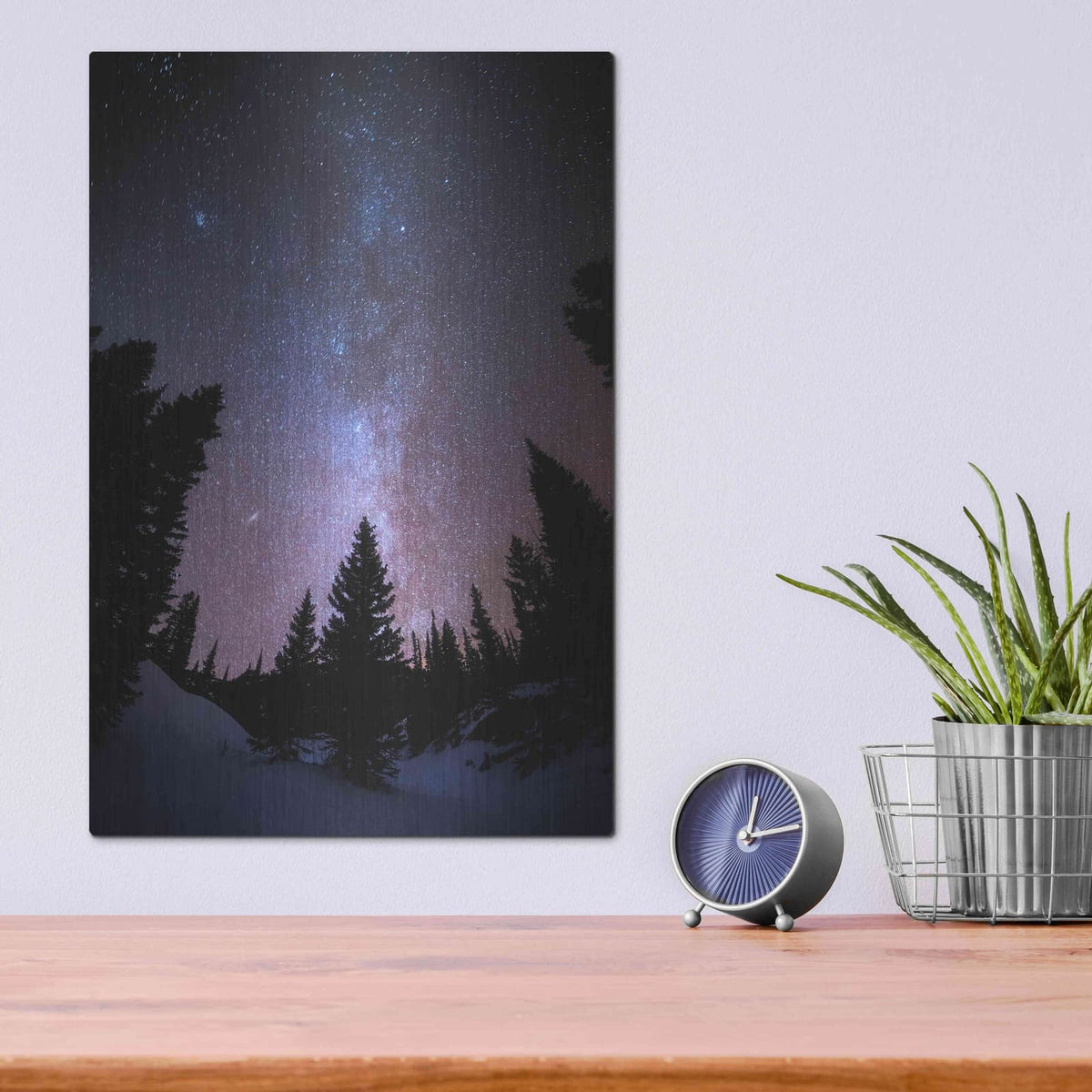 'Andromeda Our Neighbor - Rocky Mountain National Park' by Darren White – Metal Wall Art, 12x16 room view