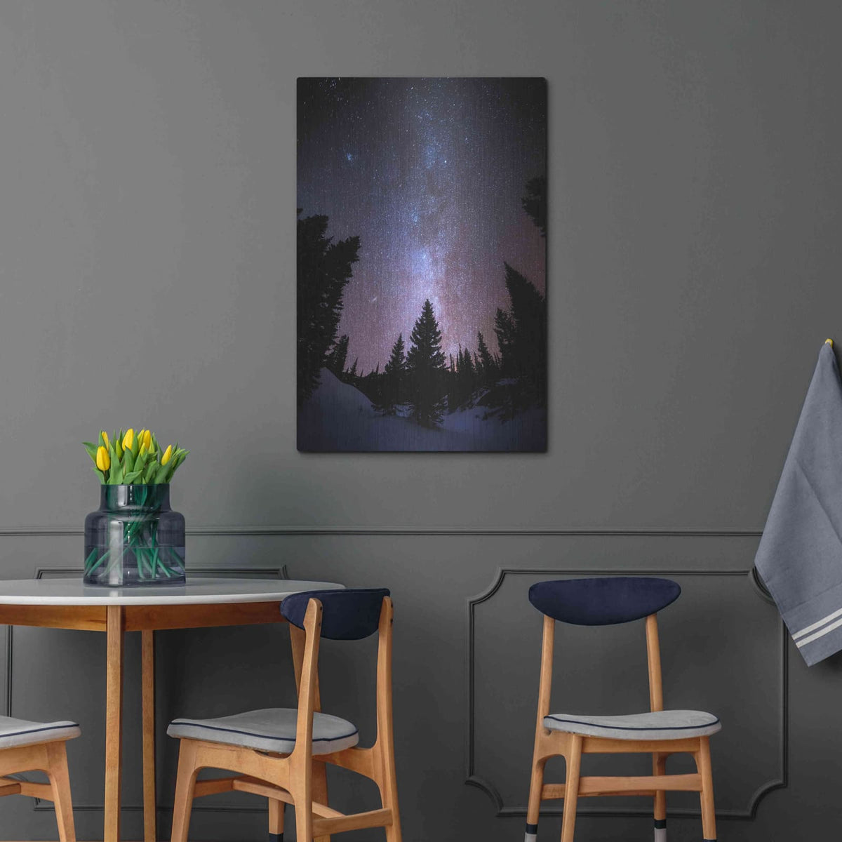 'Andromeda Our Neighbor - Rocky Mountain National Park' by Darren White – Metal Wall Art, 24x36 room view