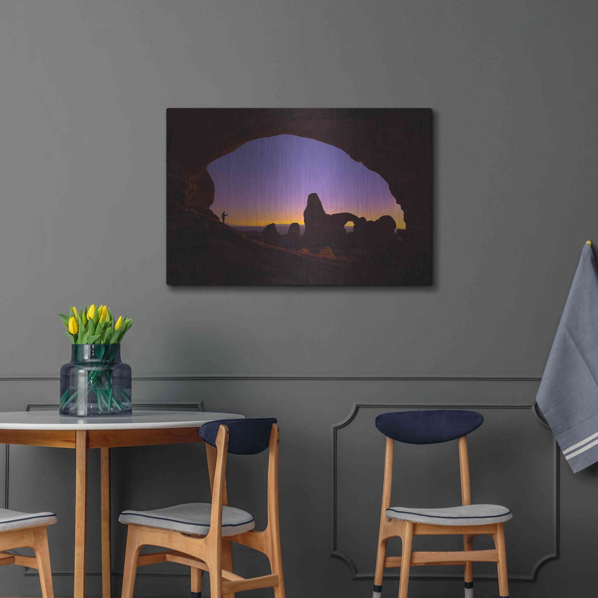 'Arches Witness - Arches National Park' by Darren White – Metal Wall Art, 36x24 room view