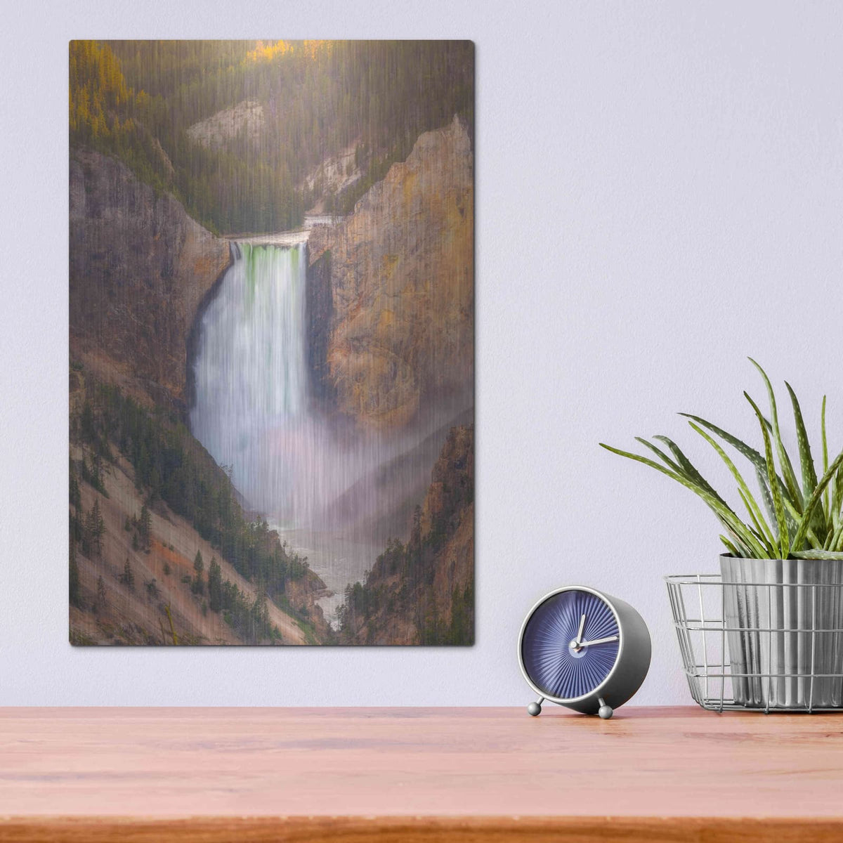 'Artist Point Sunset - Yellowstone National Park' by Darren White – Metal Wall Art, 12x16 room view