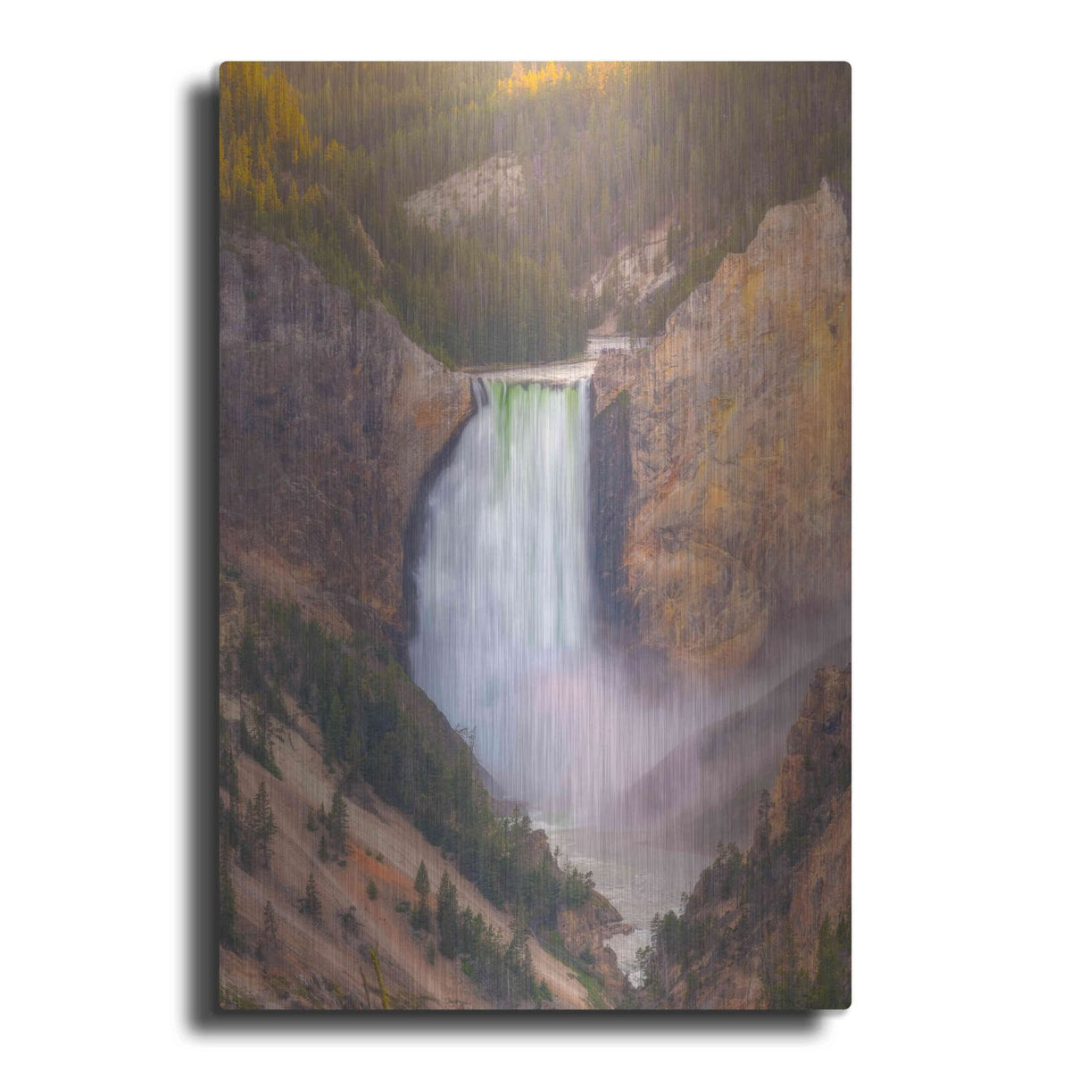 'Artist Point Sunset - Yellowstone National Park' by Darren White – Metal Wall Art