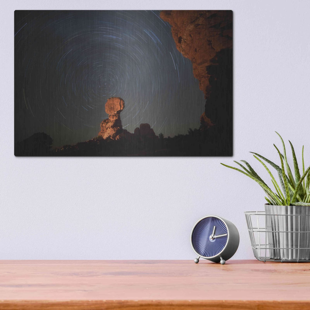'Balanced Spin - Arches National Park' by Darren White – Metal Wall Art, 16x12 room view