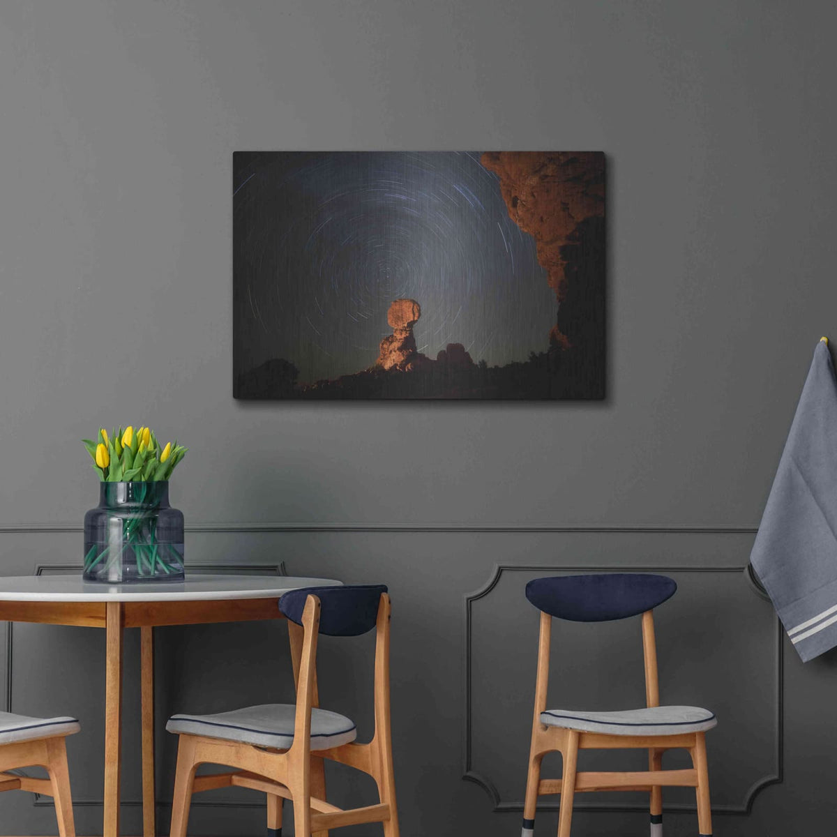 'Balanced Spin - Arches National Park' by Darren White – Metal Wall Art, 36x24 room view