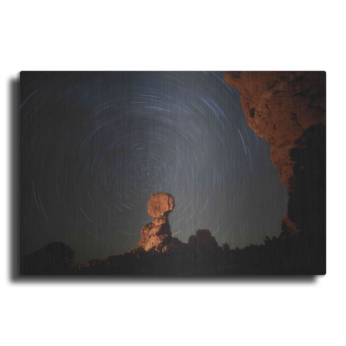 'Balanced Spin - Arches National Park' by Darren White – Metal Wall Art