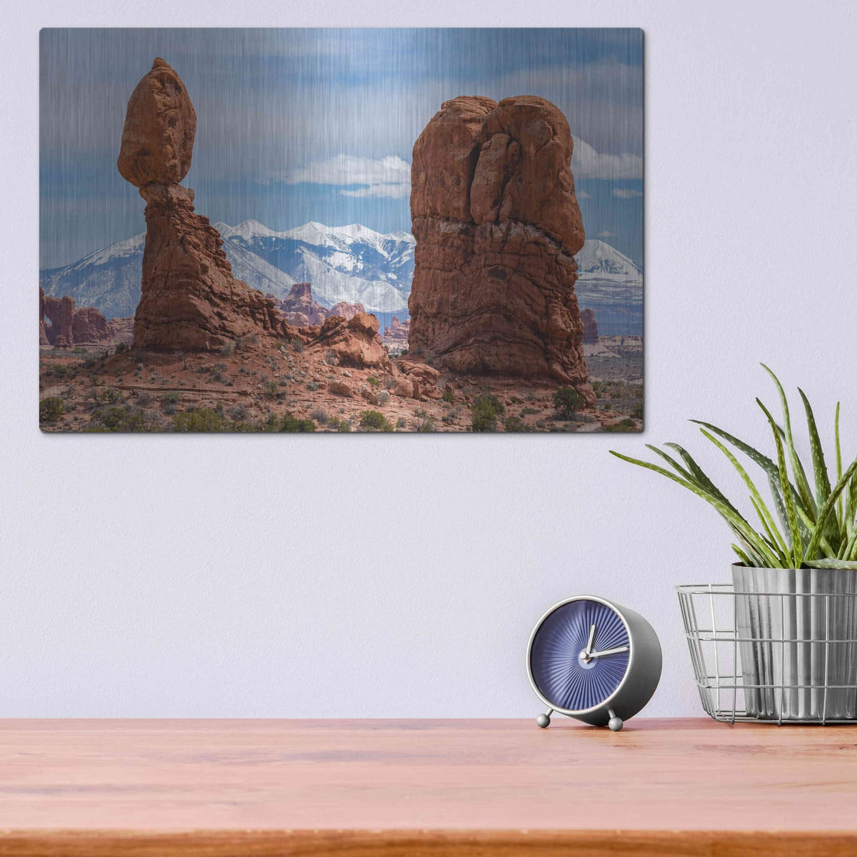 'Balanced Views - Arches National Park' by Darren White – Metal Wall Art, 16x12 room view