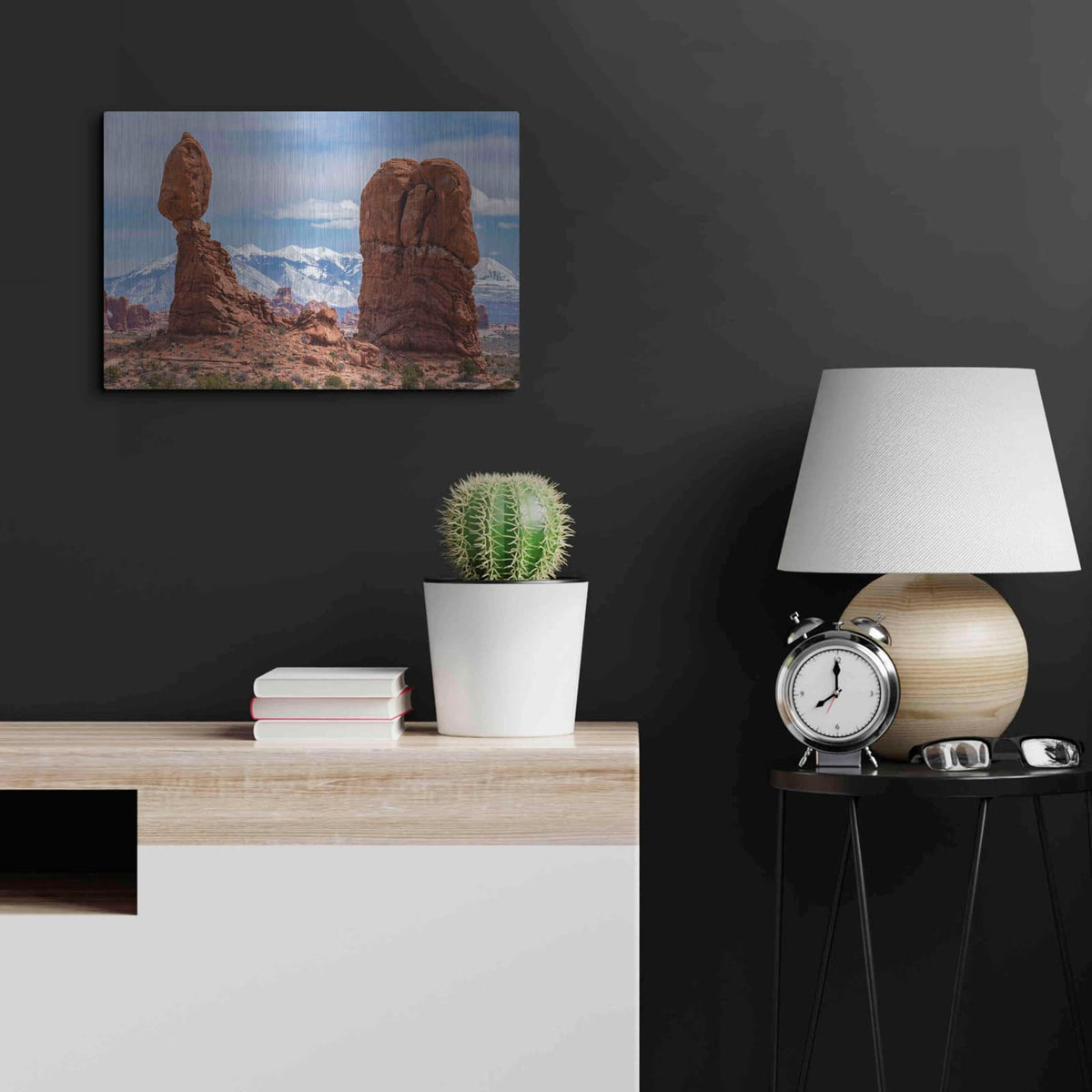 'Balanced Views - Arches National Park' by Darren White – Metal Wall Art, 24x16 room view