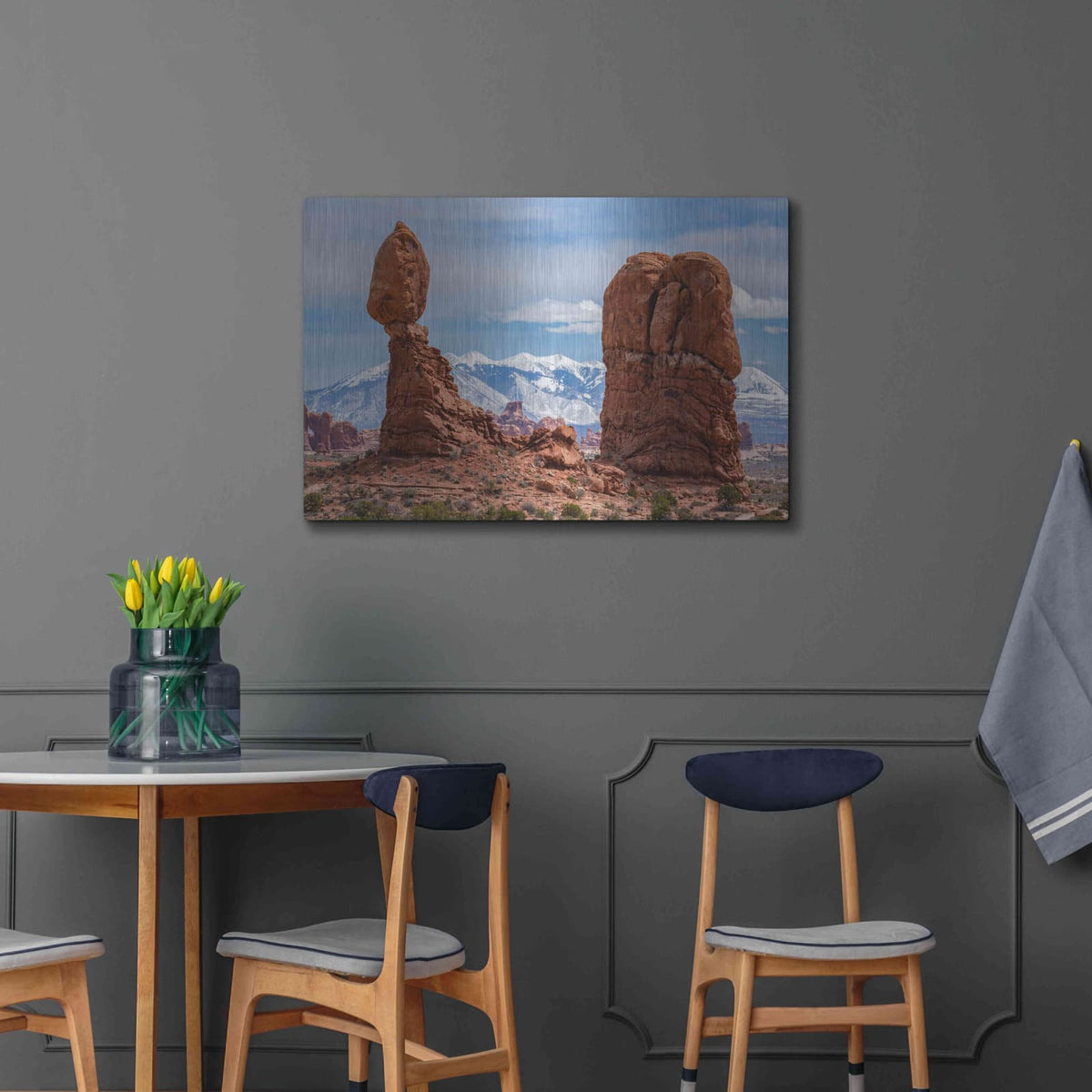 'Balanced Views - Arches National Park' by Darren White – Metal Wall Art, 36x24 room view