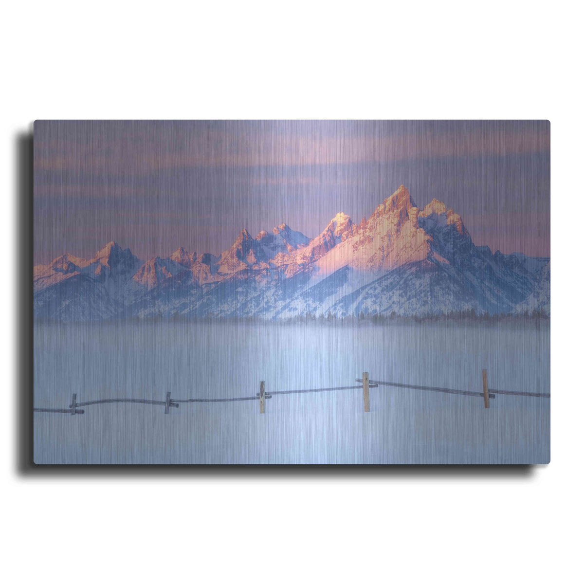 Luxe Metal Art 'Let there be Light - Grand Teton National Park' by Darren White, Metal Wall Art