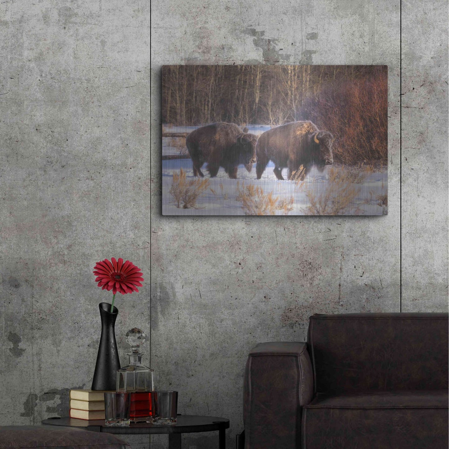 Luxe Metal Art 'Let's Go - Grand Teton National Park' by Darren White, Metal Wall Art,36x24