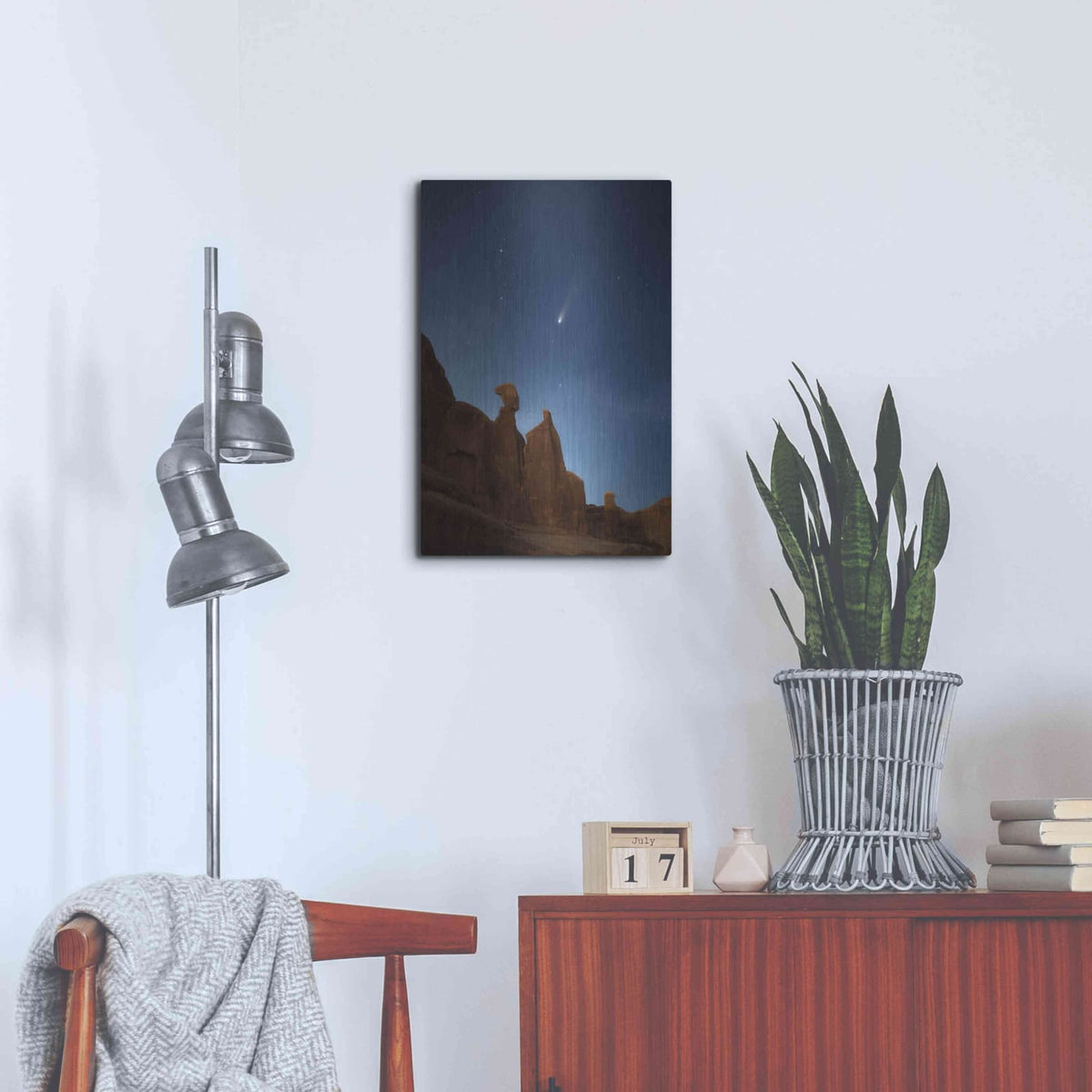 'Nefertiti's Wish - Arches National Park' by Darren White – Metal Wall Art, 16x24 room view