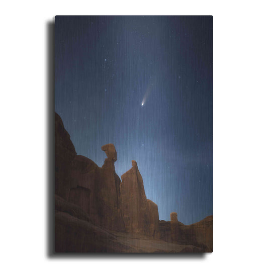 Luxe Metal Art 'Nefertiti's Wish - Arches National Park' by Darren White, Metal Wall Art