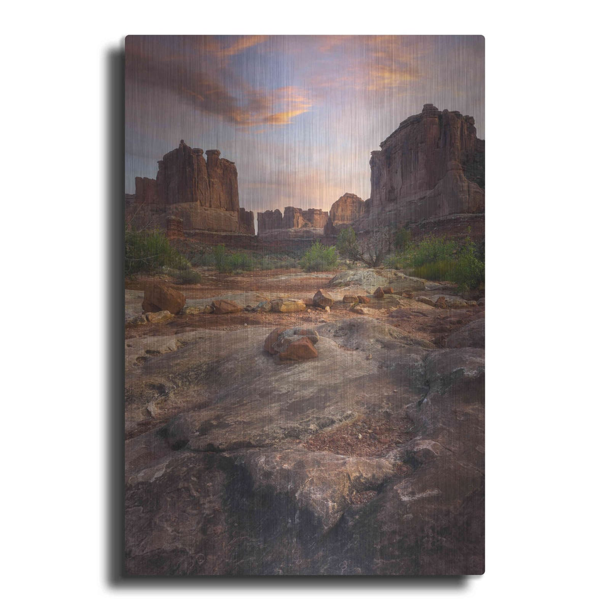 'Park Avenue Sunset - Arches National Park' by Darren White – Metal Wall Art