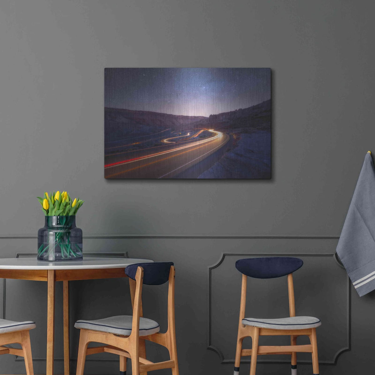 'Starlight Drive - Arches National Park' by Darren White – Metal Wall Art, 36x24 room view