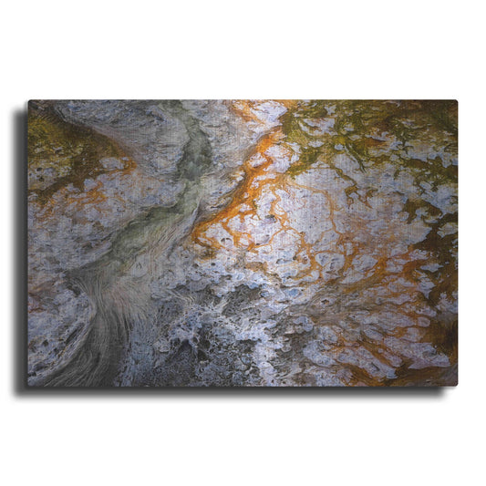 Luxe Metal Art 'Thermal Art - Yellowstone National Park' by Darren White, Metal Wall Art