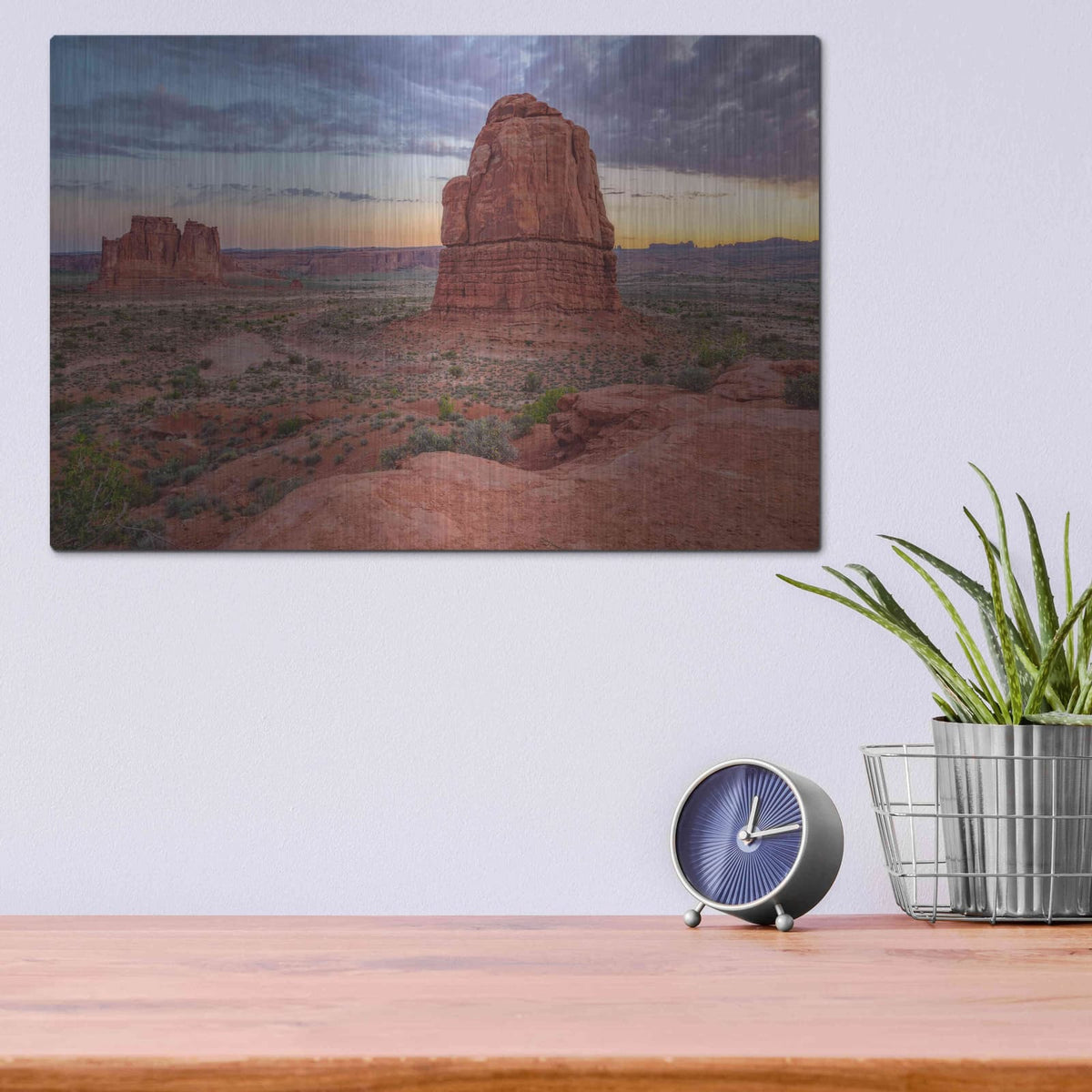 'Valley Views - Arches National Park' by Darren White – Metal Wall Art, 16x12 room view