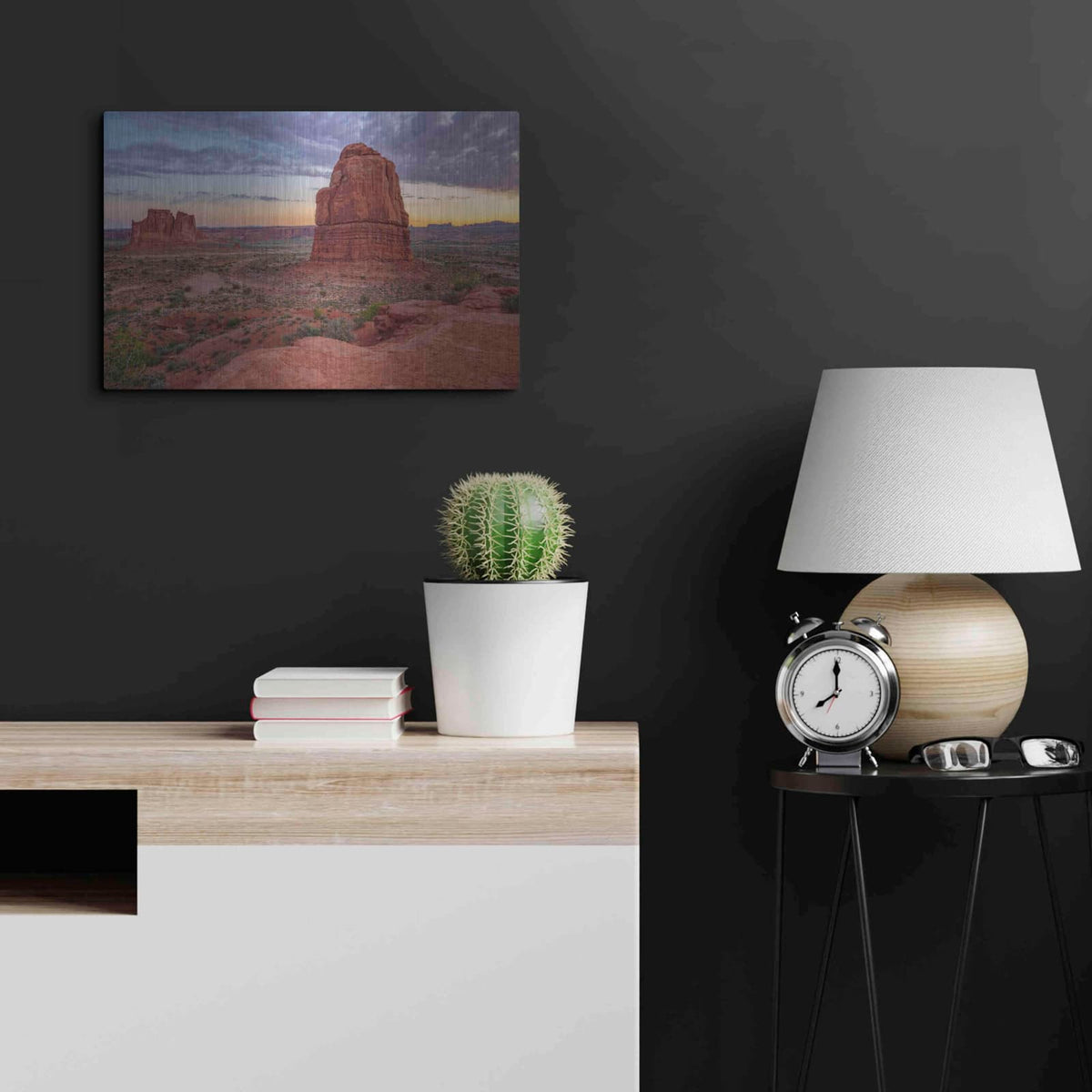 'Valley Views - Arches National Park' by Darren White – Metal Wall Art, 24x16 room view