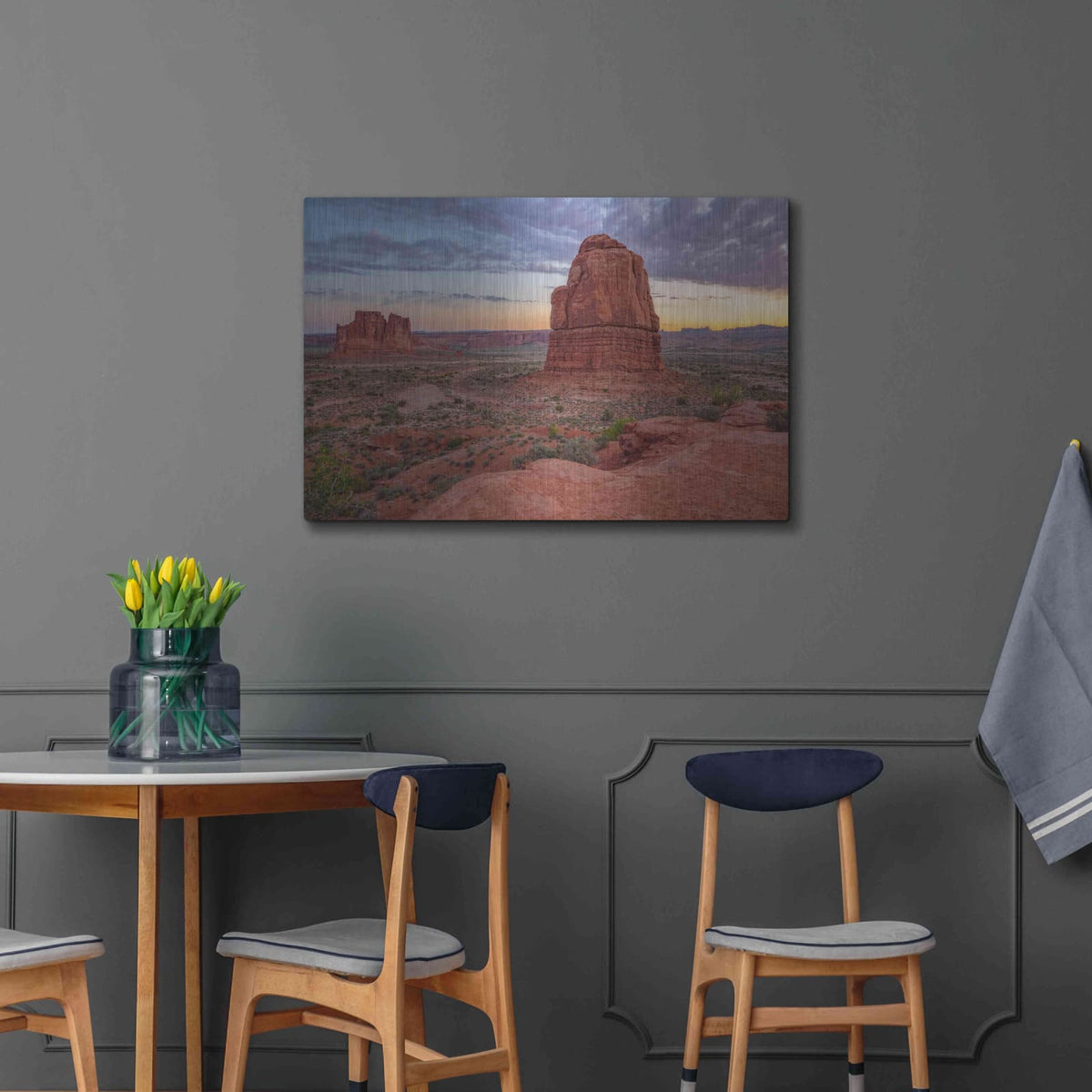 'Valley Views - Arches National Park' by Darren White – Metal Wall Art, 36x24 room view