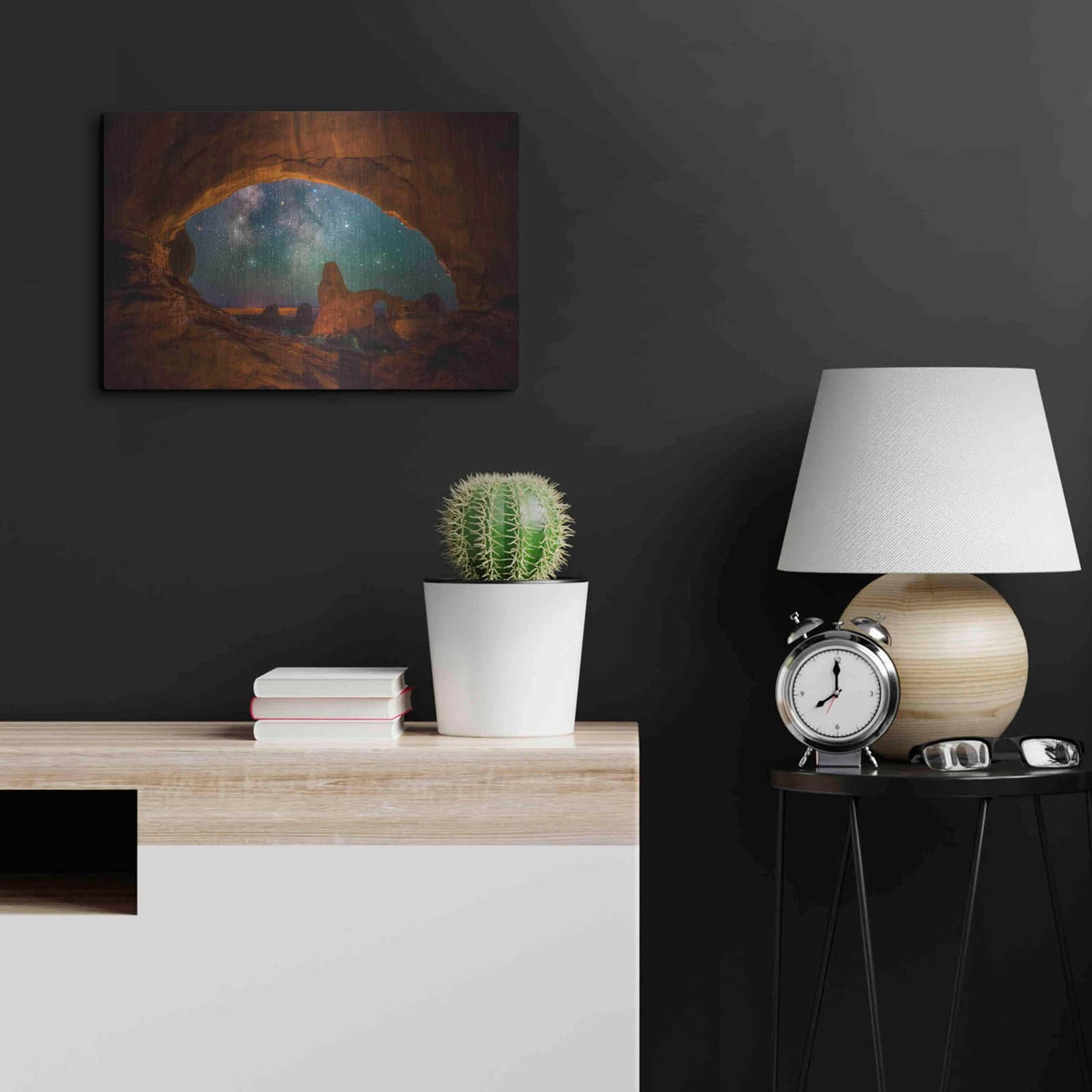 'Window to the Heavens - Arches National Park' by Darren White – Metal Wall Art, 24x16 room view