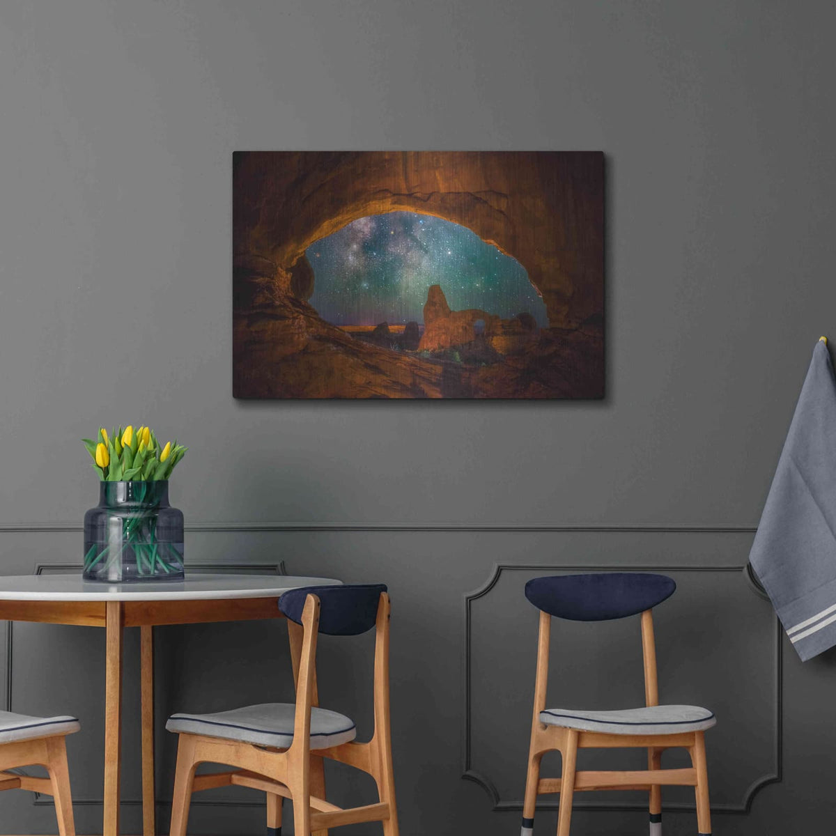 'Window to the Heavens - Arches National Park' by Darren White – Metal Wall Art, 36x24 room view
